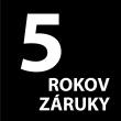 Záruka 5 rokov