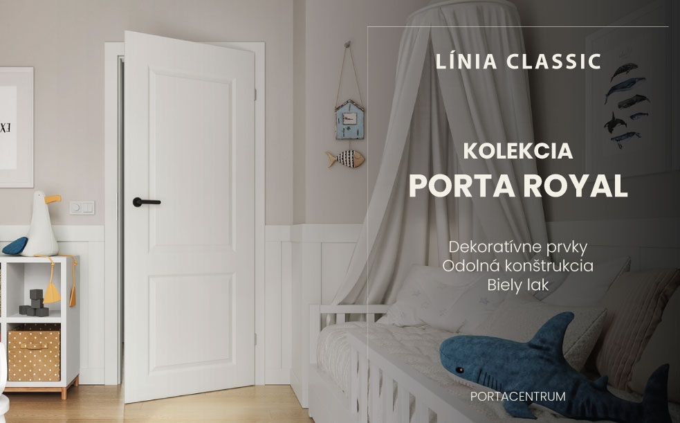 KOLEKCIA LAKOVANÝCH DVERÍ PORTA ROYAL/LONDÝN/VIEDEŇ