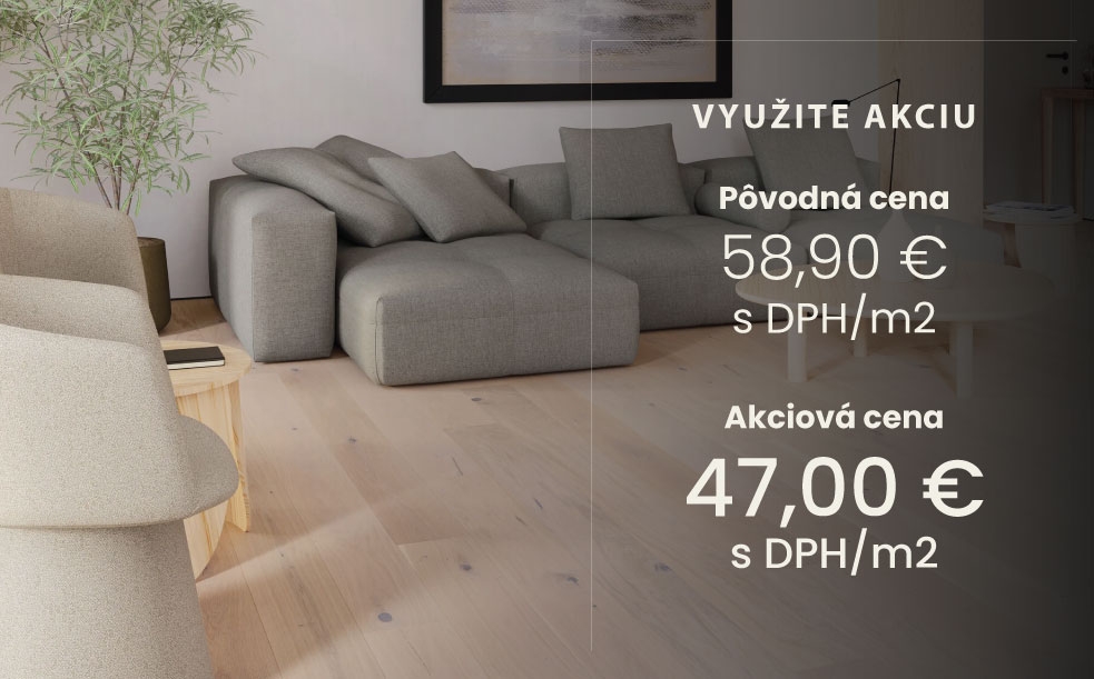 Drevená podlaha - Dub Cappuccino Grande