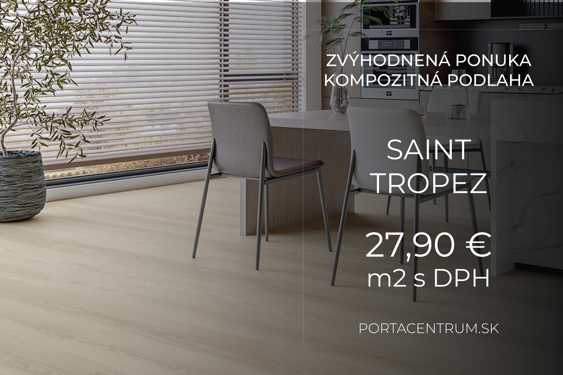 Kompozitná podlaha - Dub Saint Tropez v akcii