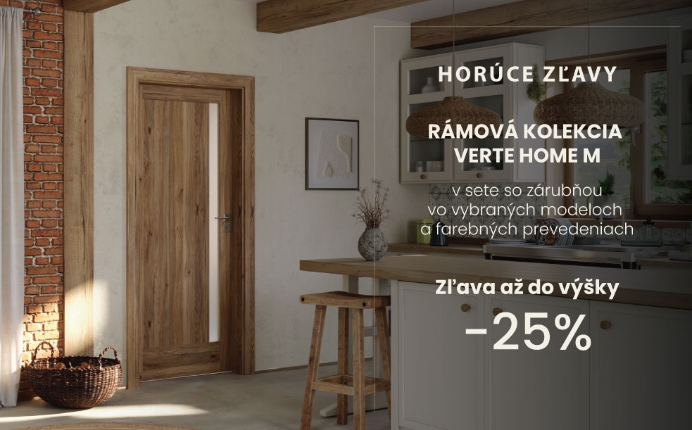 RÁMOVÉ DVERE VERTE HOME M V AKCII