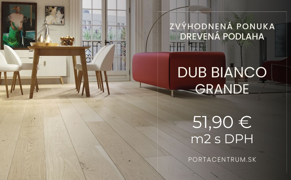 Drevená podlaha - Dub Bianco Grande